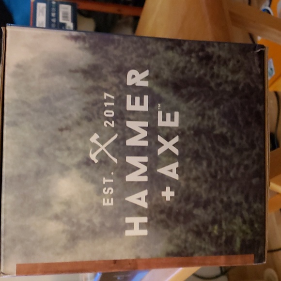 Hammer and Axe Whiskey Barrel Dispenser - Picture 3 of 3